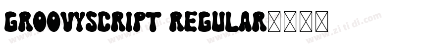 GroovyScript Regular字体转换